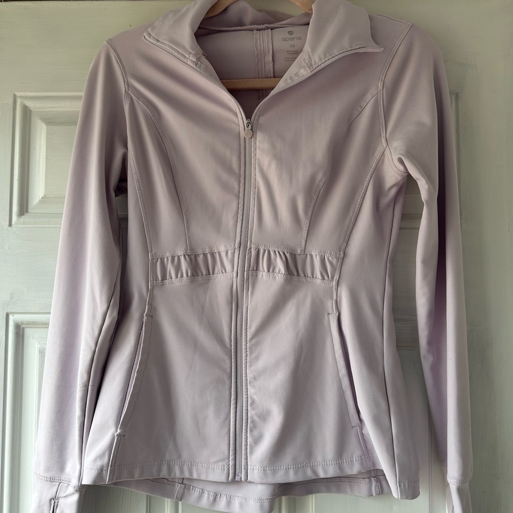 Lilac Athletic Zip Up